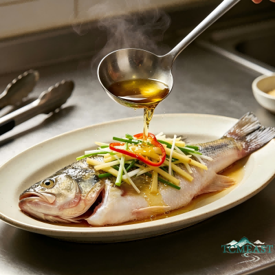 Steamed Sea Bass