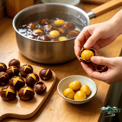 Chestnut and Pig's Trotter Soup