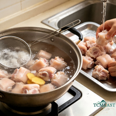 Chestnut and Pig's Trotter Soup