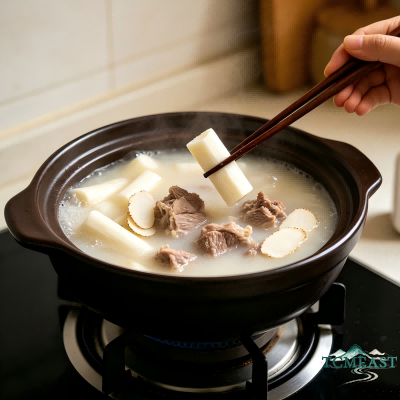 Chinese Yam and Lamb Soup