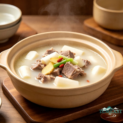 Chinese Yam and Lamb Soup