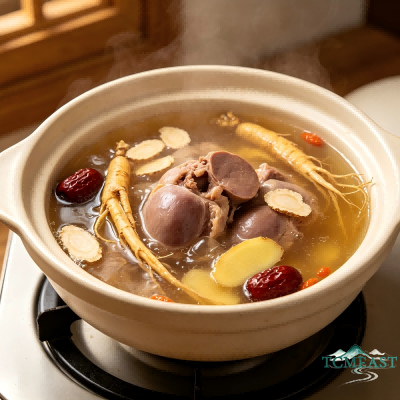 Ginseng, Angelica, and Pig's Heart Soup