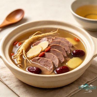 Ginseng, Angelica, and Pig's Heart Soup