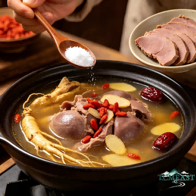 Ginseng, Angelica, and Pig's Heart Soup