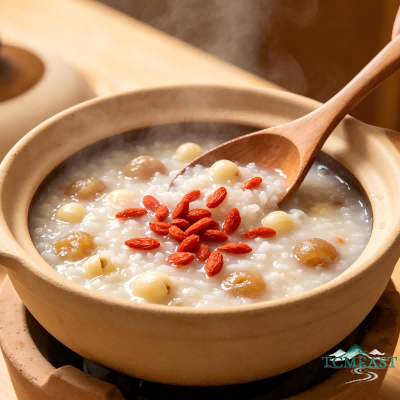 Longan and Lotus Seed Congee