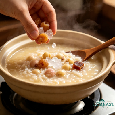 Longan and Lotus Seed Congee