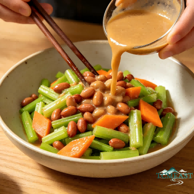 Celery with Peanuts