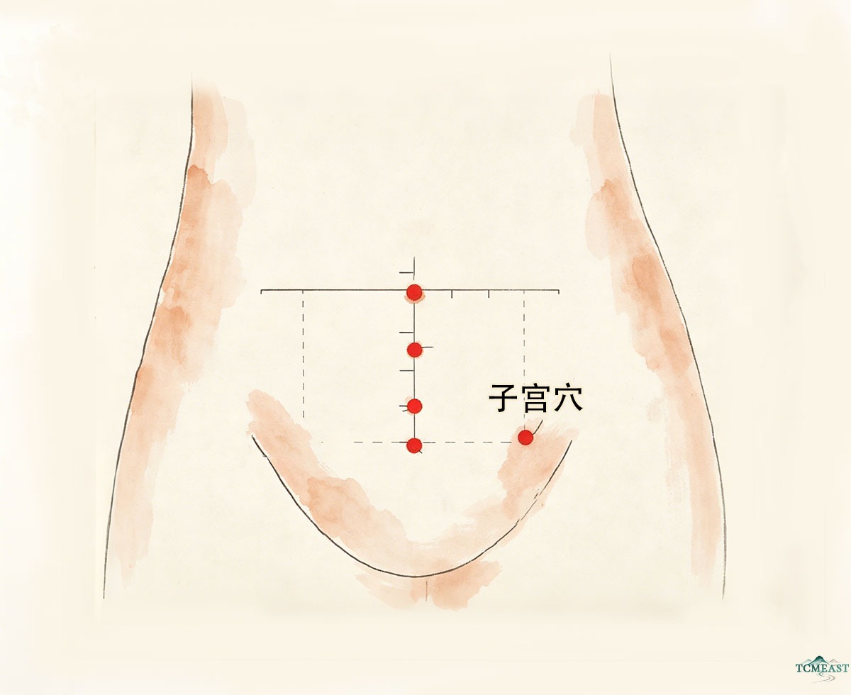 Zigong Point (EX-CA1 / Uterus Point)