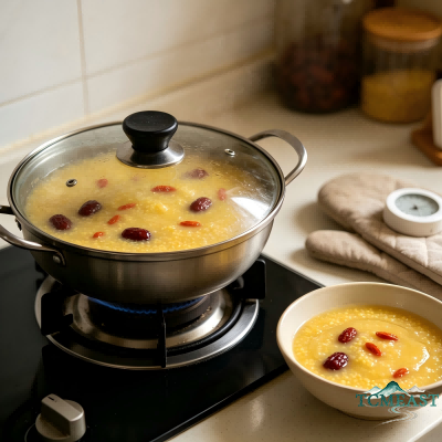 Millet and Red Date (Jujube) Congee