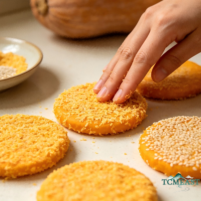 Glutinous Rice Pumpkin Pancake