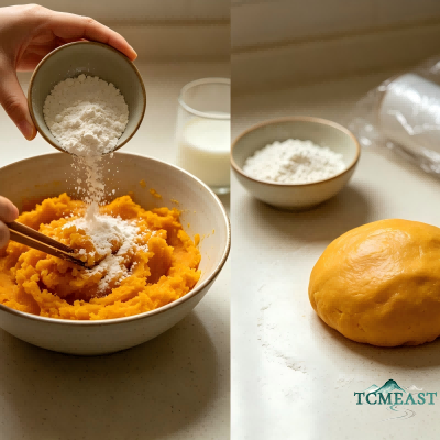 Glutinous Rice Pumpkin Pancake
