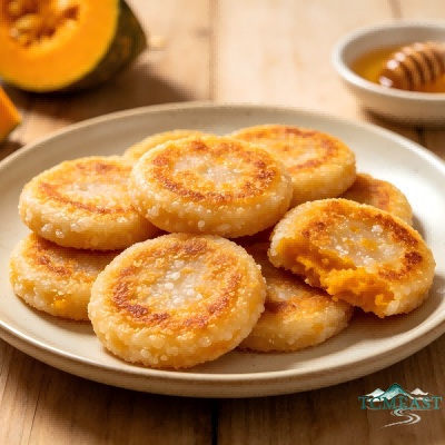Glutinous Rice Pumpkin Pancake