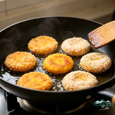 Glutinous Rice Pumpkin Pancake