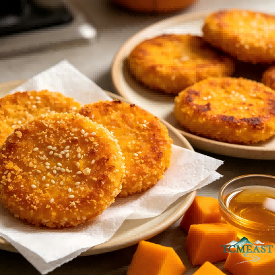 Glutinous Rice Pumpkin Pancake