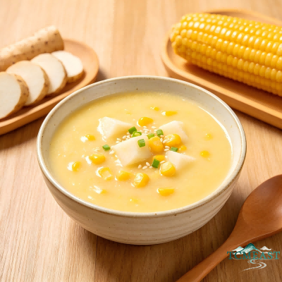 Sweet Corn and Chinese Yam Soup