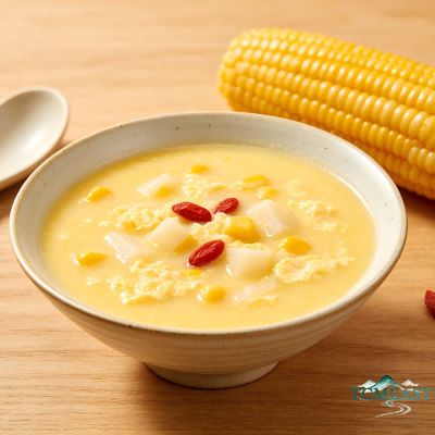 Sweet Corn and Chinese Yam Soup