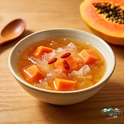 Tremella and Papaya Soup