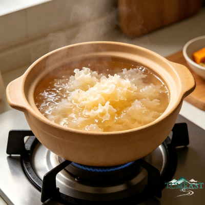 Tremella and Papaya Soup
