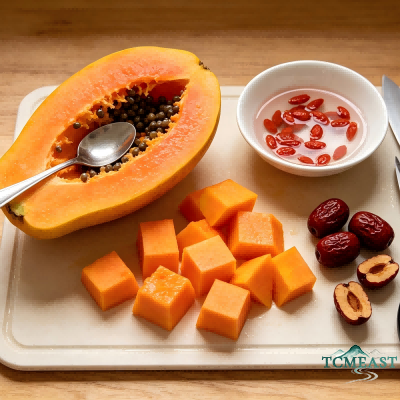 Tremella and Papaya Soup