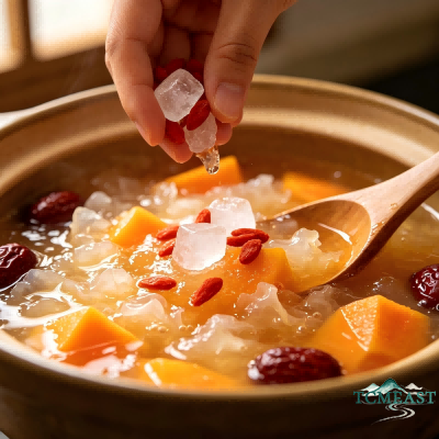 Tremella and Papaya Soup
