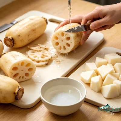 Lotus Root and Rock Sugar Water