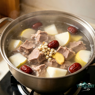 Chuanbei, Snow Pear, and Pork Lung Soup