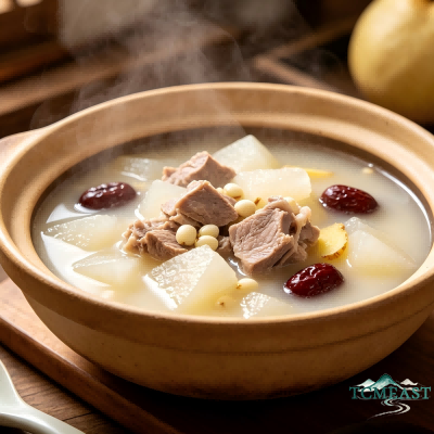 Chuanbei, Snow Pear, and Pork Lung Soup