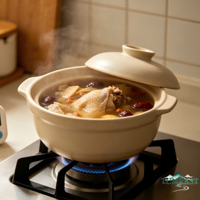 Deer Antler, Goji Berry, and Black-Boned Chicken Soup