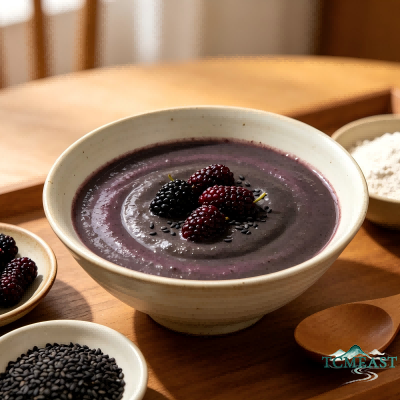 Mulberry and Black Sesame Paste