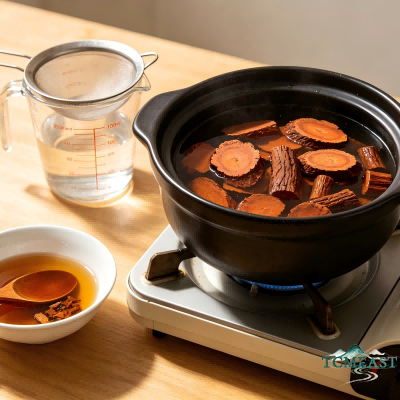 Lockyang (Cynomorium) and Walnut Porridge