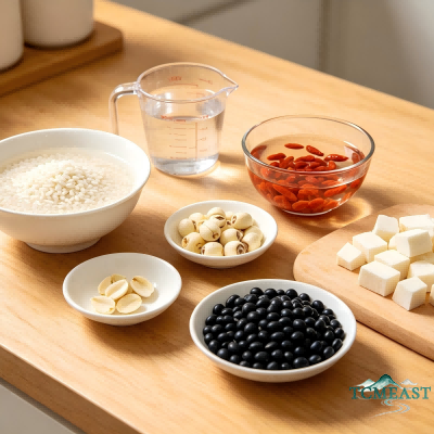 Lockyang (Cynomorium) and Walnut Porridge