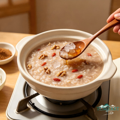Lockyang (Cynomorium) and Walnut Porridge