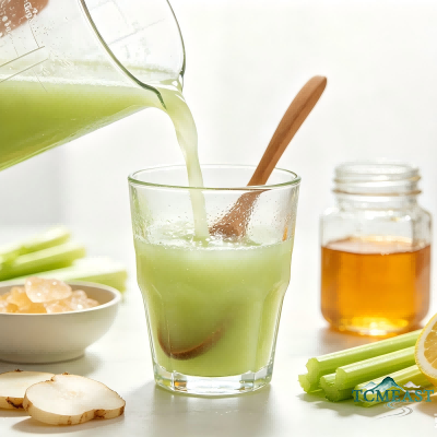 Water Chestnut and Celery Juice