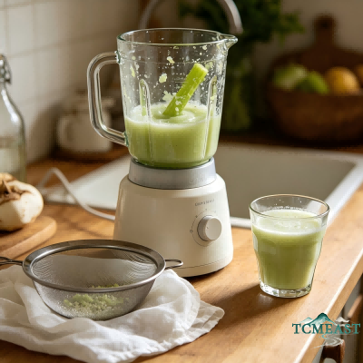 Water Chestnut and Celery Juice