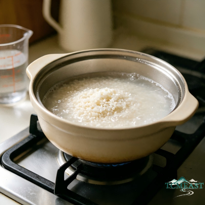 Tangerine Peel and Kelp Porridge