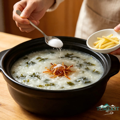 Tangerine Peel and Kelp Porridge