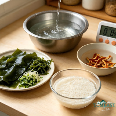 Tangerine Peel and Kelp Porridge