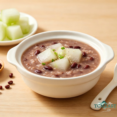 Winter Melon and Adzuki Bean Porridge
