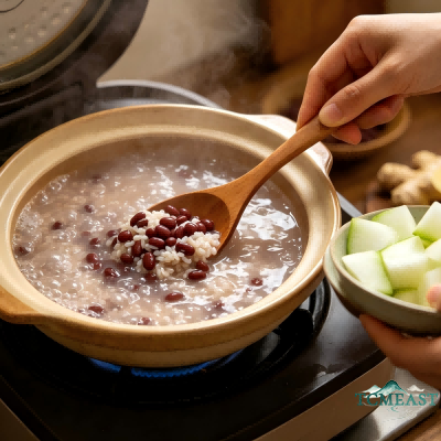Winter Melon and Adzuki Bean Porridge