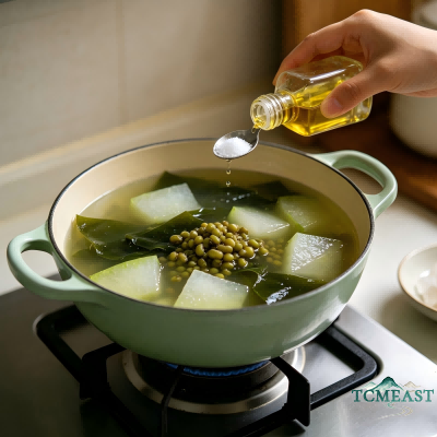 Winter Melon, Kelp, and Mung Bean Soup
