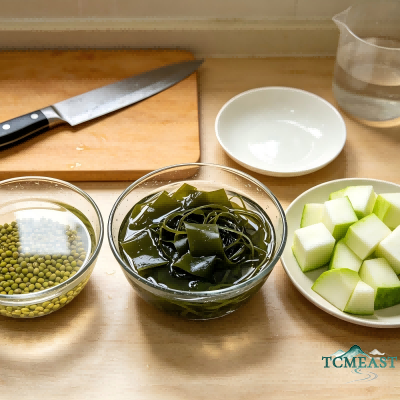 Winter Melon, Kelp, and Mung Bean Soup