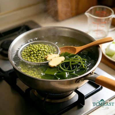 Winter Melon, Kelp, and Mung Bean Soup