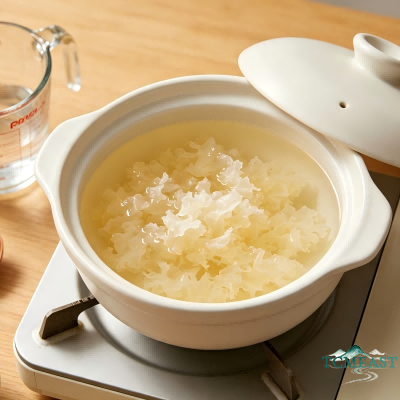 Tremella and Kiwi Fruit Soup