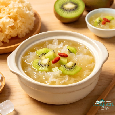 Tremella and Kiwi Fruit Soup