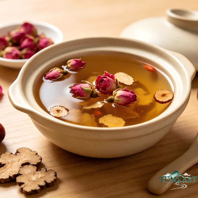 Rose and Chuanxiong (Ligusticum wallichii) Soup