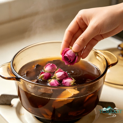 Rose and Chuanxiong (Ligusticum wallichii) Soup