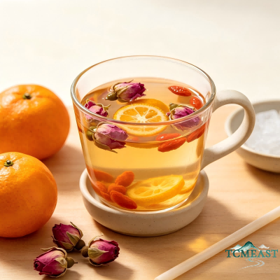 Rose and Kumquat Drink