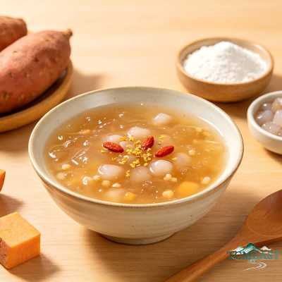 Sweet Potato Starch Soup