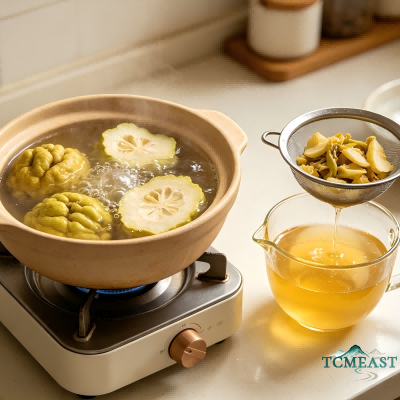 Citron and Buddha's Hand Porridge