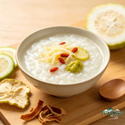 Citron and Buddha's Hand Porridge